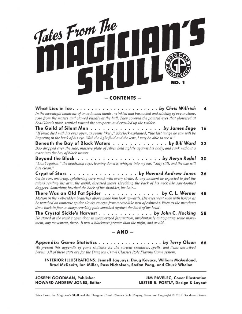 Magicians Skull ToC